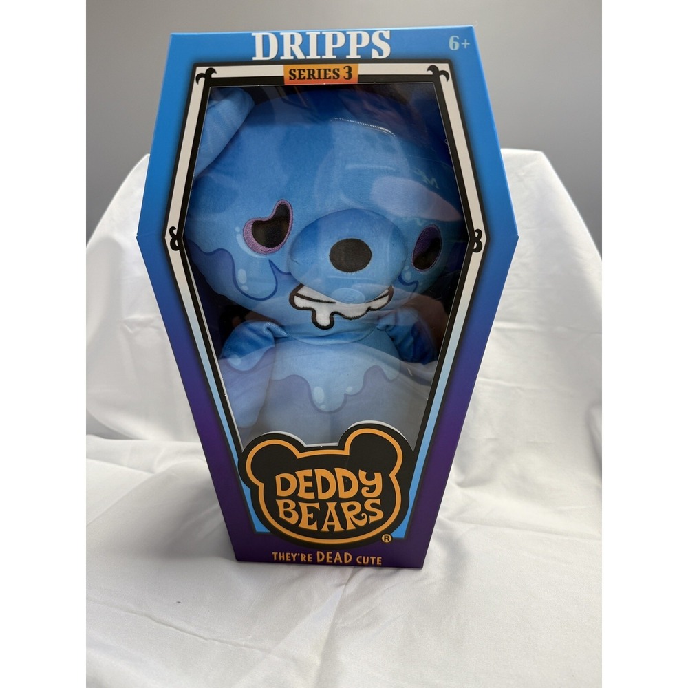 Deddy Bears Dripps 12" Inch Coffin Card Series 3 Kreepy Collectibles Halloween